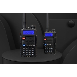 Zestaw 2 sztuki  Multi-Krótkofalówka Retevis RT5R  UHF/VHF 5 Watt - Radio FM / PMR /  Skaner / Zaprogramowany 32 kanały